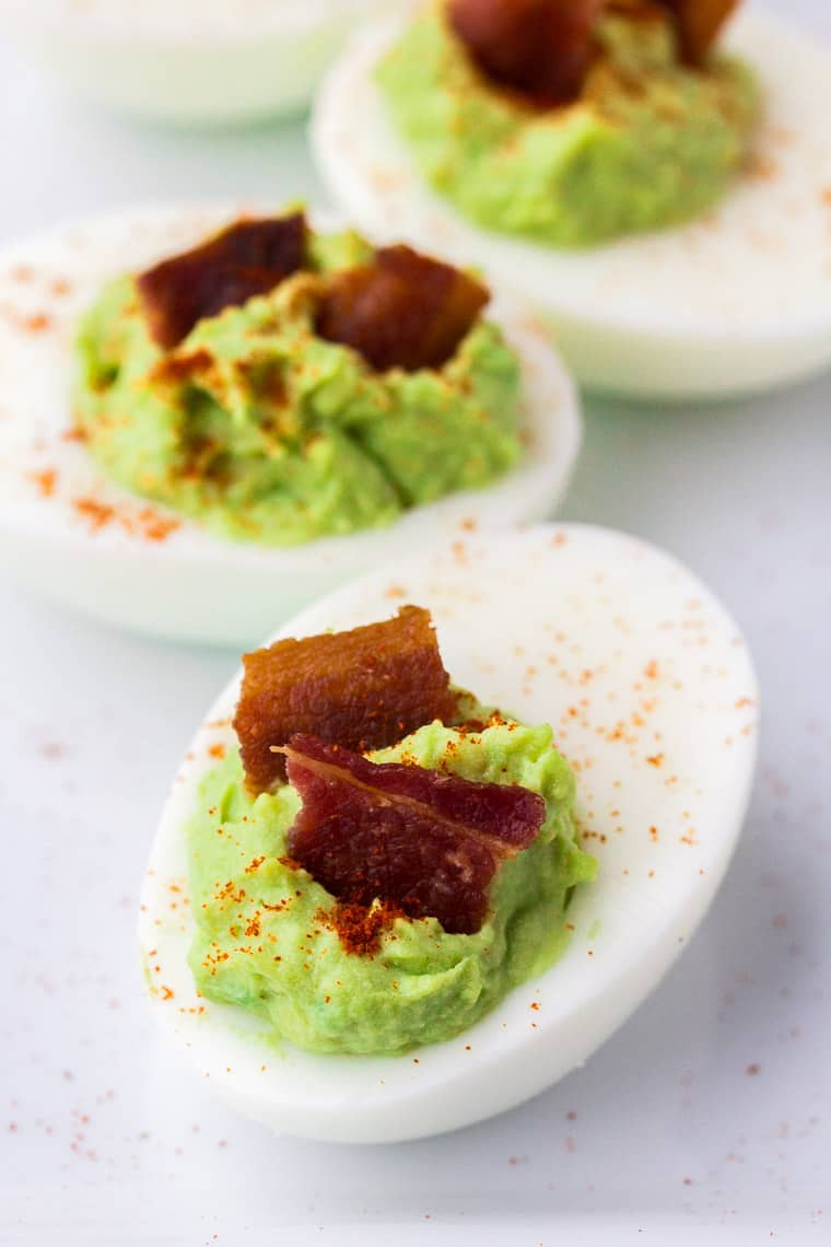 Avocado Deviled Eggs With Bacon
 Bacon Avocado Deviled Eggs Recipe Delicious Little Bites