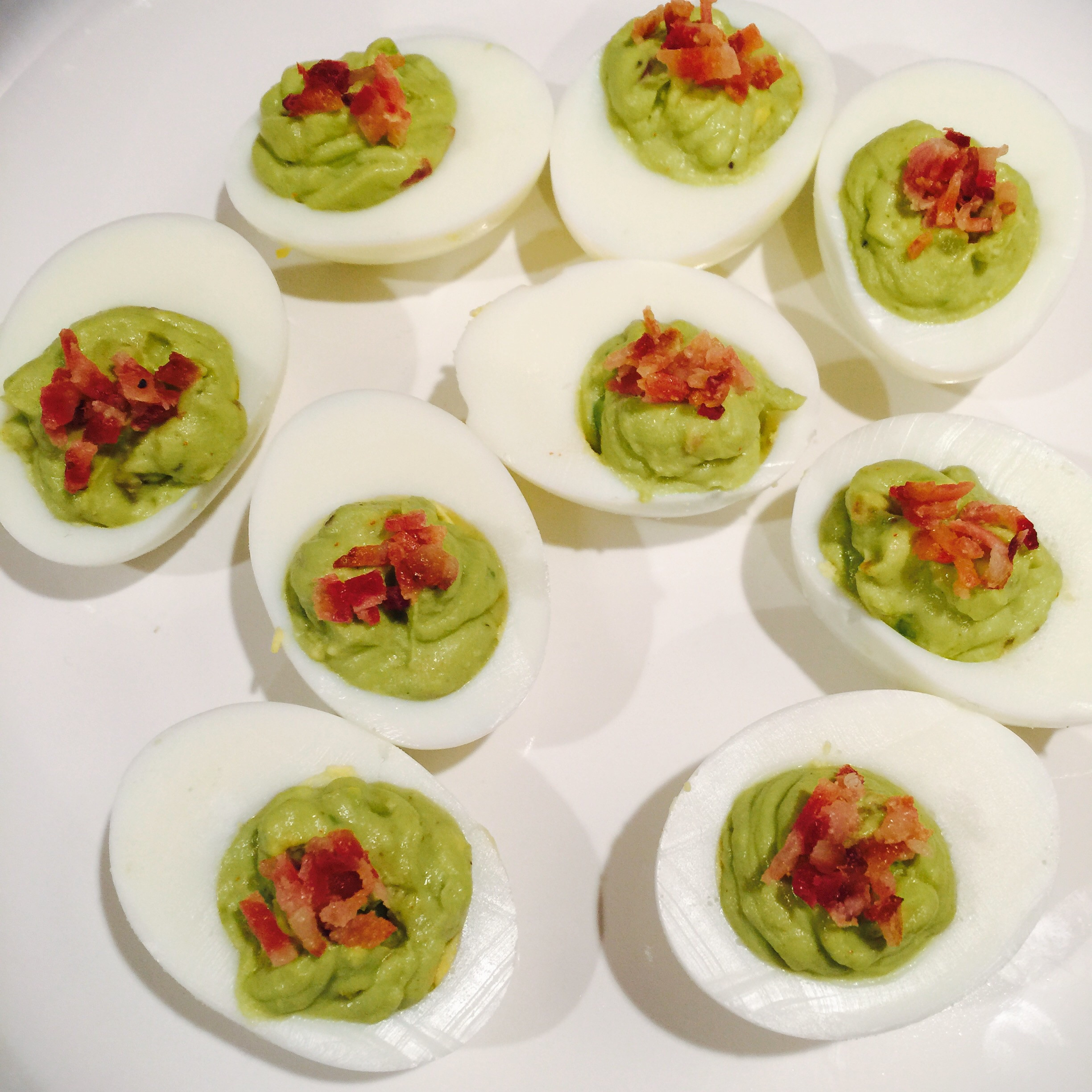 Avocado Deviled Eggs With Bacon
 Bacon Avocado Deviled Eggs – the how to duo