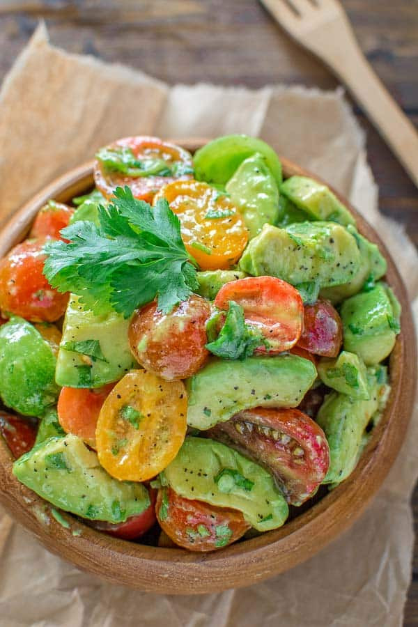 Avocado Tomato Salad
 Tomato Avocado Salad COOKTORIA