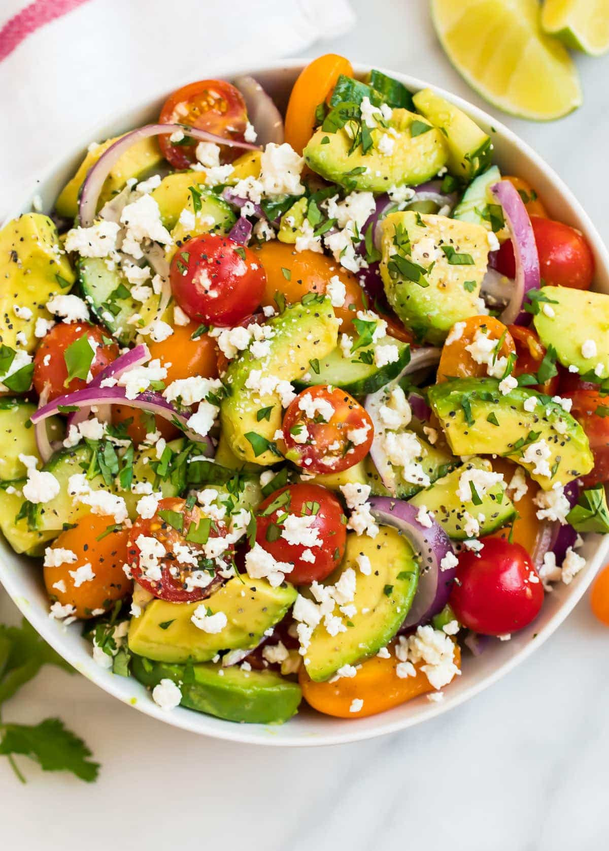 Avocado Tomato Salad
 Cucumber Tomato Avocado Salad – WellPlated