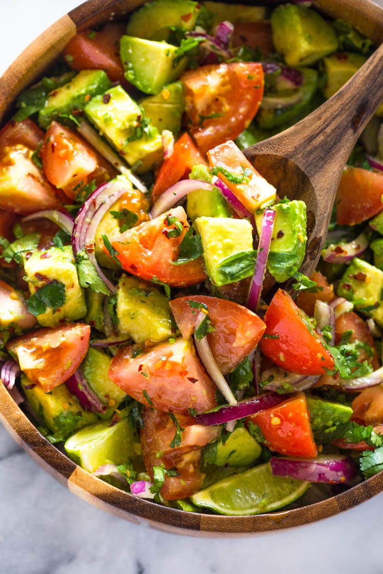 Avocado Tomato Salad
 Easy Tomato Avocado Salad