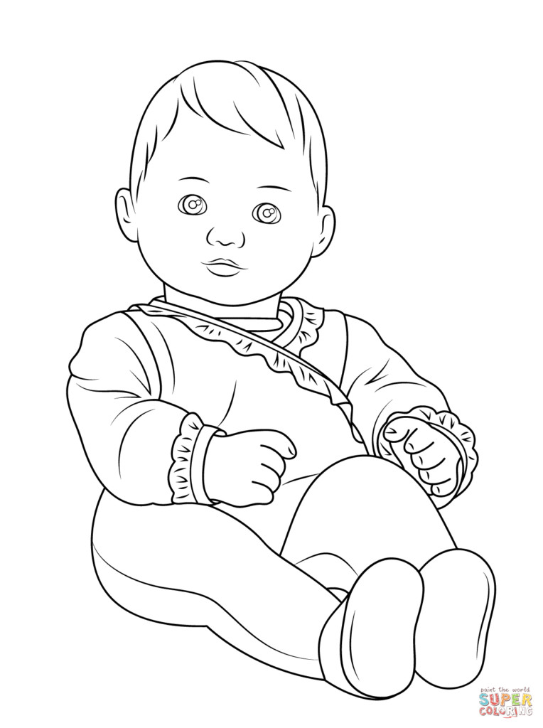 Baby Alive Coloring Page
 Baby Alive Coloring Pages at GetColorings