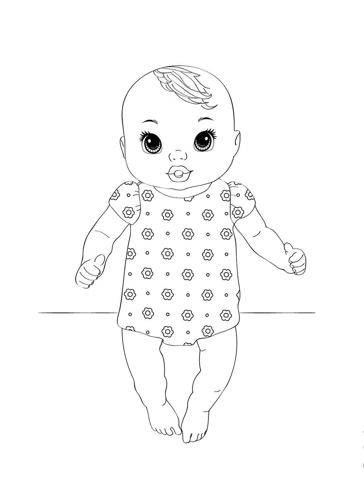 Baby Alive Coloring Page
 Baby Alive Coloring Pages