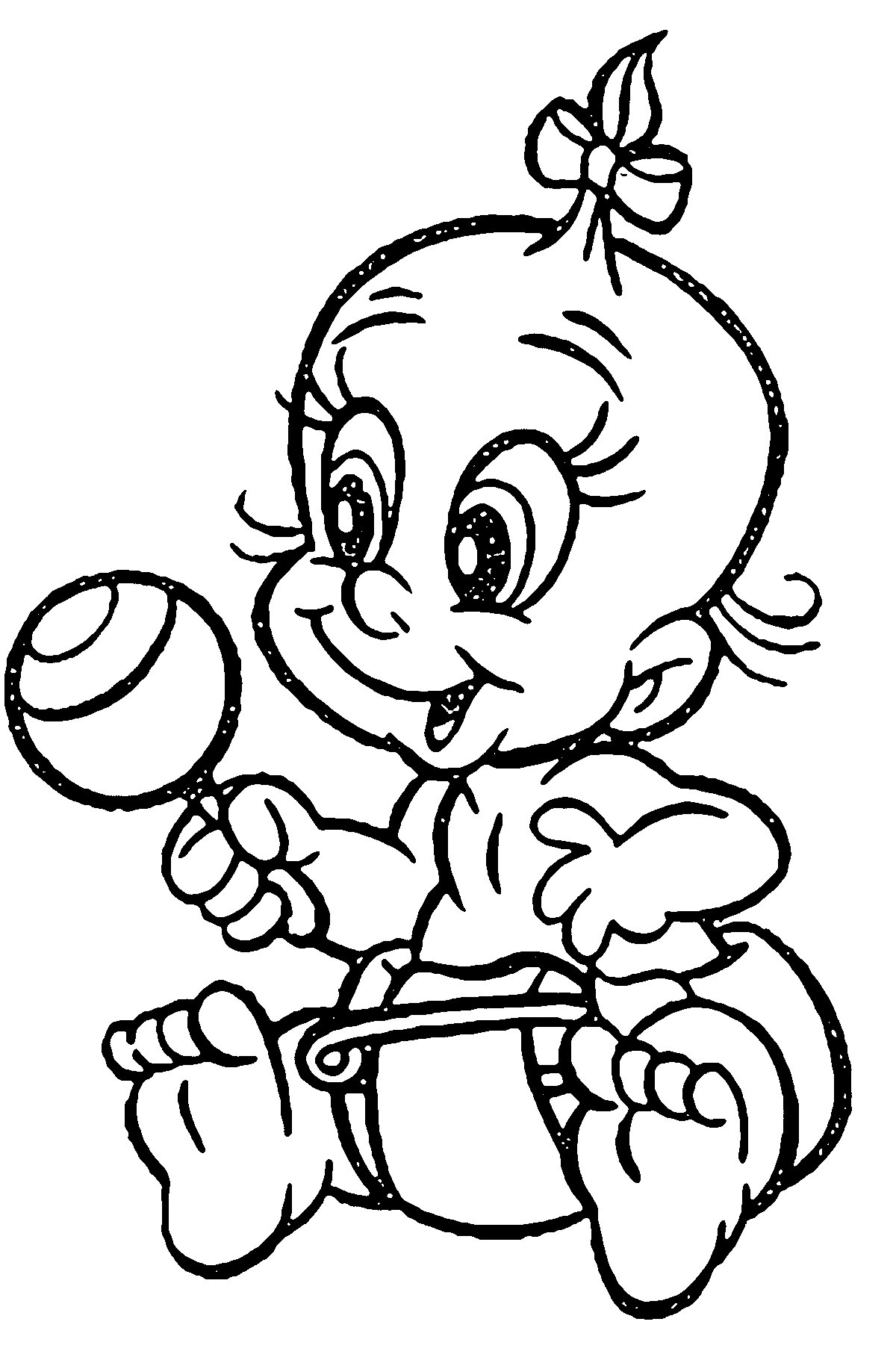 Baby Alive Coloring Page
 Baby Alive Coloring Pages