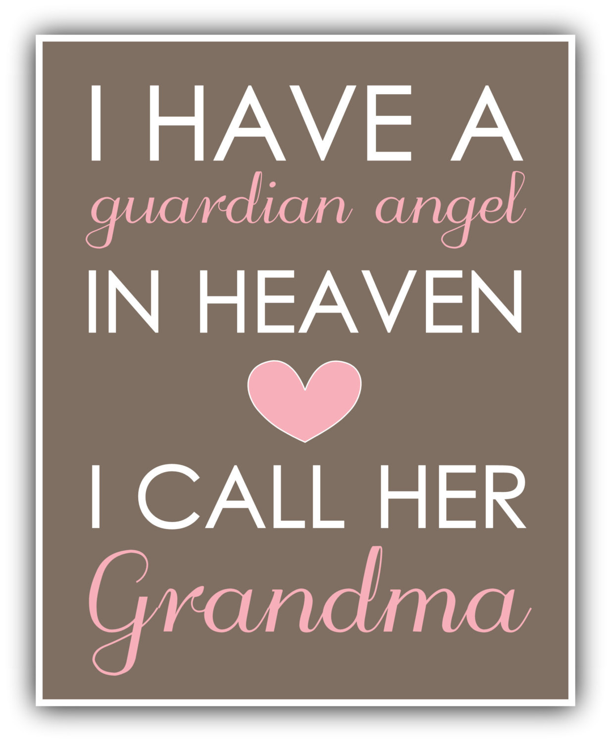 Baby Angel In Heaven Quotes
 I have a GUARDIAN ANGEL in heaven print personalized art baby