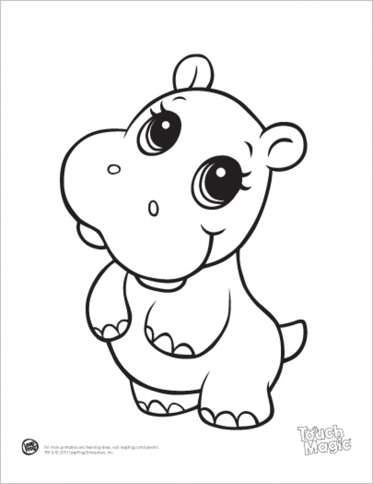 Baby Animal Coloring Book
 Get This Printable Baby Animal Coloring Pages line