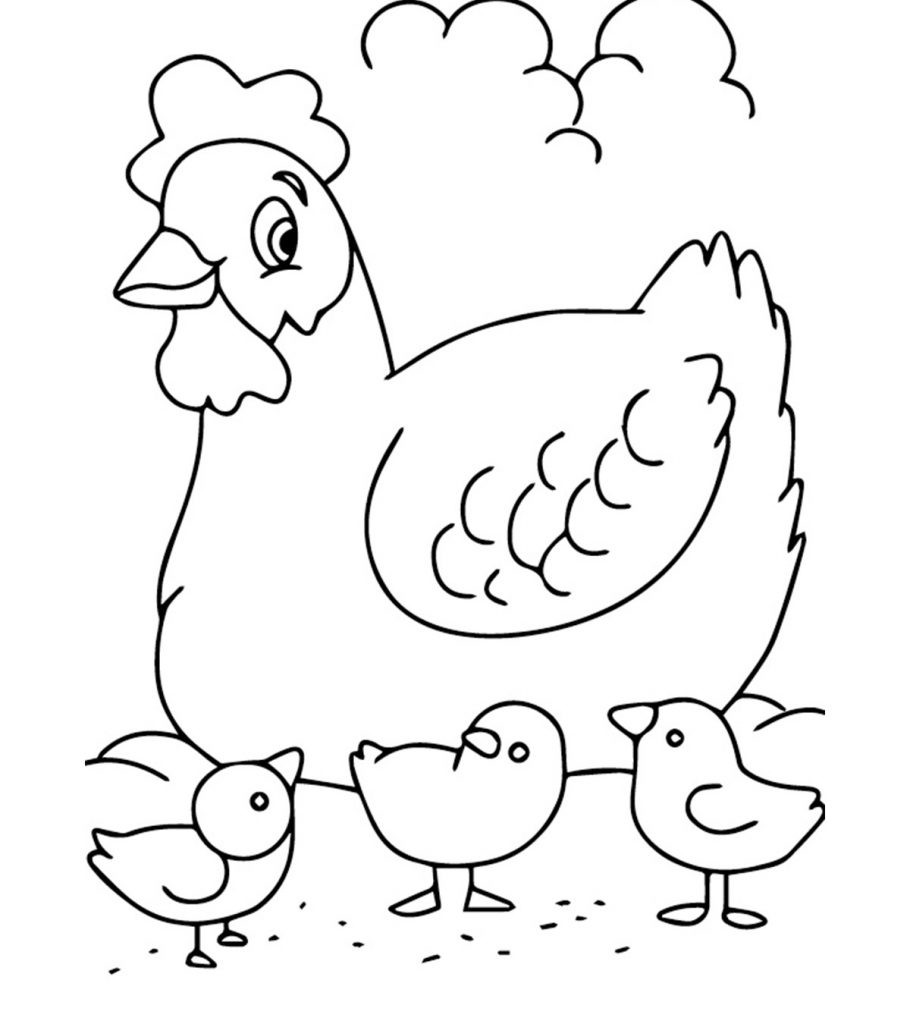 Baby Animal Coloring Book
 Top 10 Free Printable Farm Animals Coloring Pages line