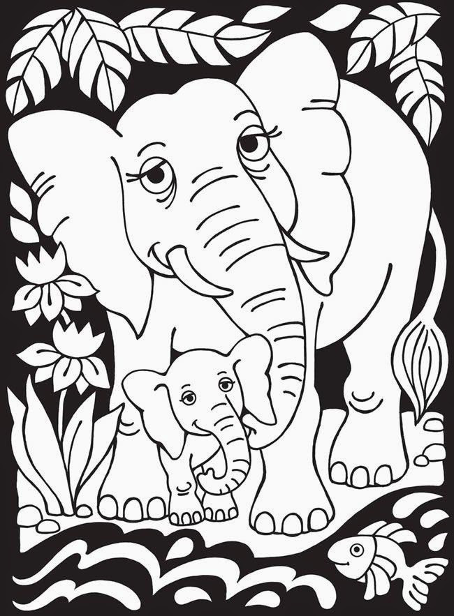 Baby Animals Coloring Book
 Fun Learning with Baby Elephant Coloring Pages Best DIY