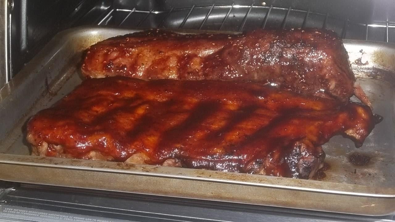 Baby Back Rib Recipes Oven
 Easy Pork Baby Back Ribs Recipe Cooked in the Toaster Oven