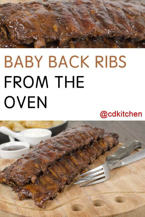 Baby Back Rib Recipes Oven
 Baby Back Ribs From the Oven Recipe