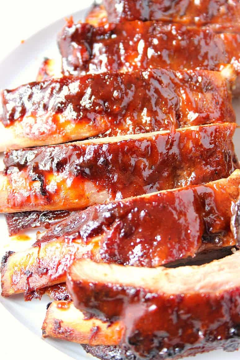 Baby Back Ribs Recipes Slow Cooker
 Slow Cooker BBQ Ribs Recipe Crunchy Creamy Sweet