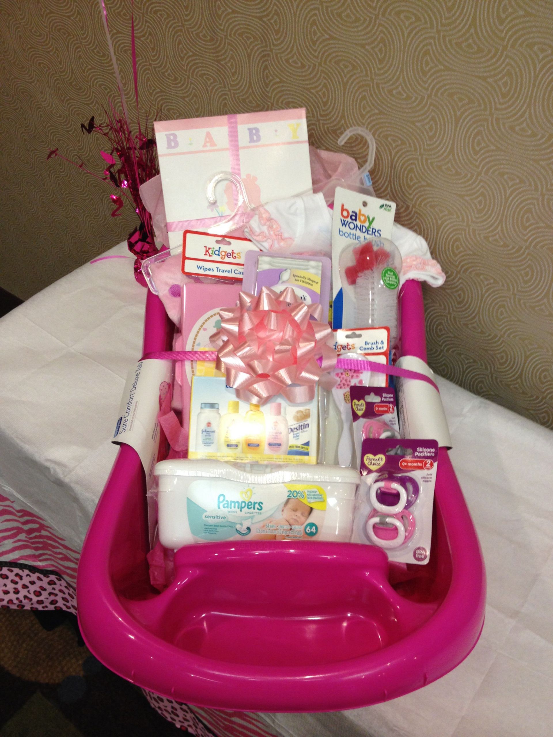 Baby Bath Gift Basket Ideas
 Baby shower t basket idea