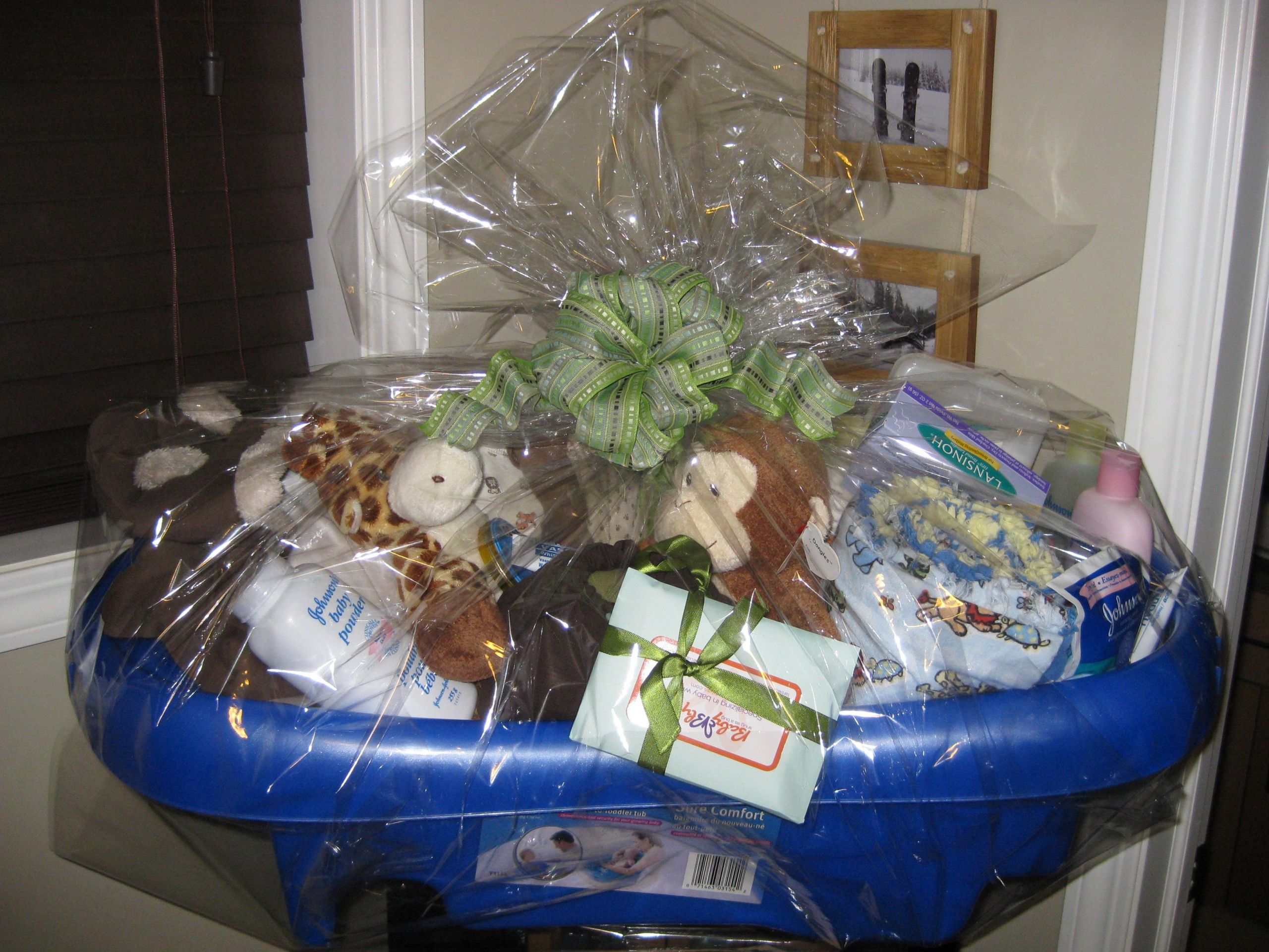 Baby Bath Gift Basket Ideas
 Baby shower t in a baby bath tub