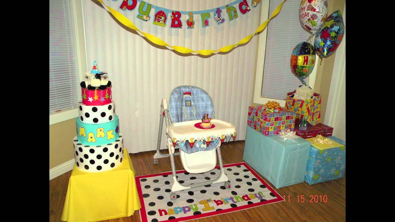 Baby Birthday Party Decorations
 Baby birthday party decoration ideas