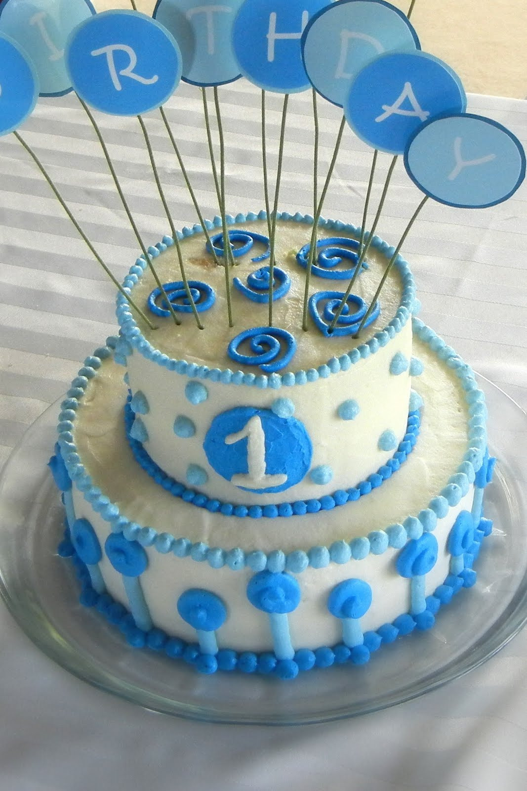 Baby Boy 1st Birthday Cake
 Party Cakes Baby Boy 1st Birthday Cake