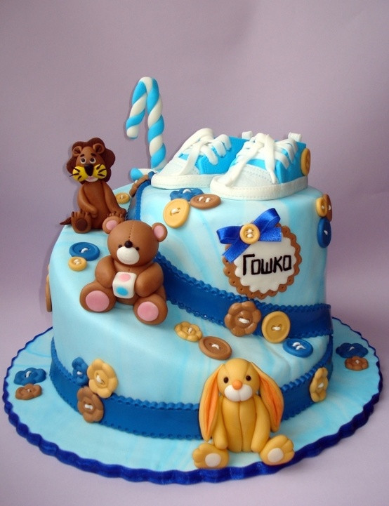 Baby Boy 1st Birthday Cake
 15 Baby Boy First Birthday Cake Ideas