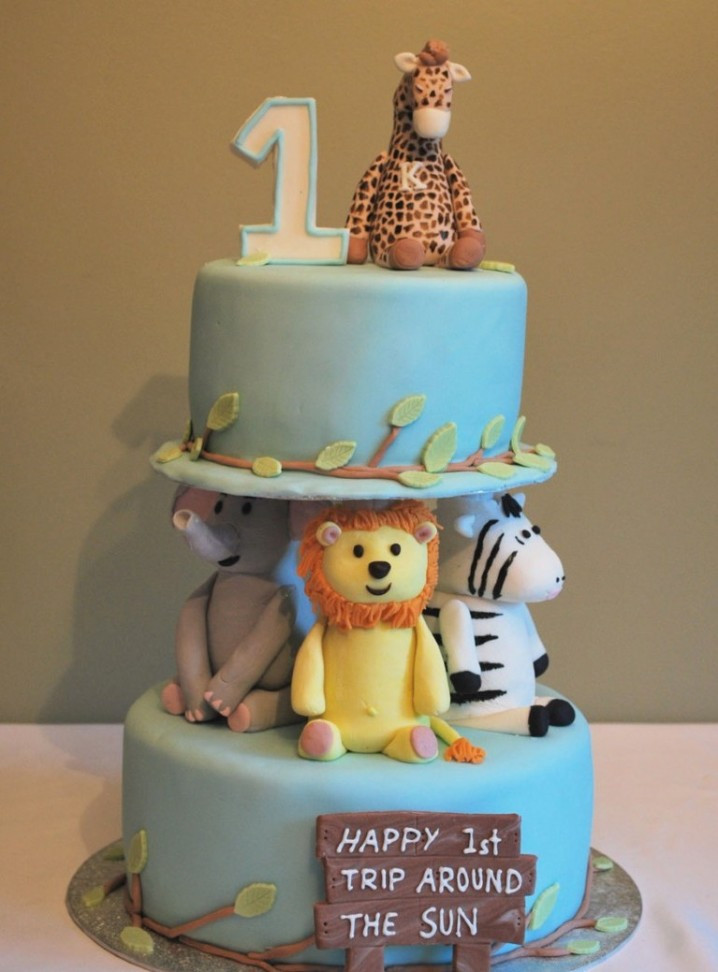 Baby Boy 1st Birthday Cake
 15 Baby Boy First Birthday Cake Ideas