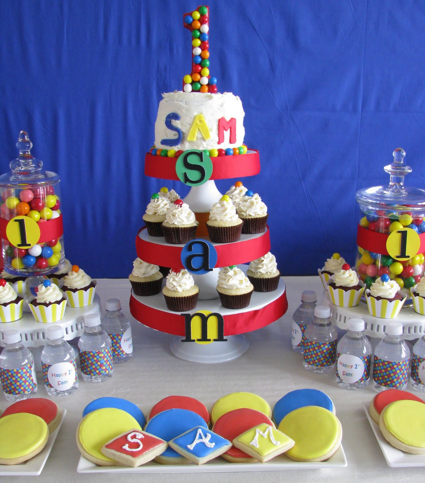 Baby Boy Birthday Decorations
 Sheek Shindigs A Bouncing Baby Boy s 1st Birthday Celebration