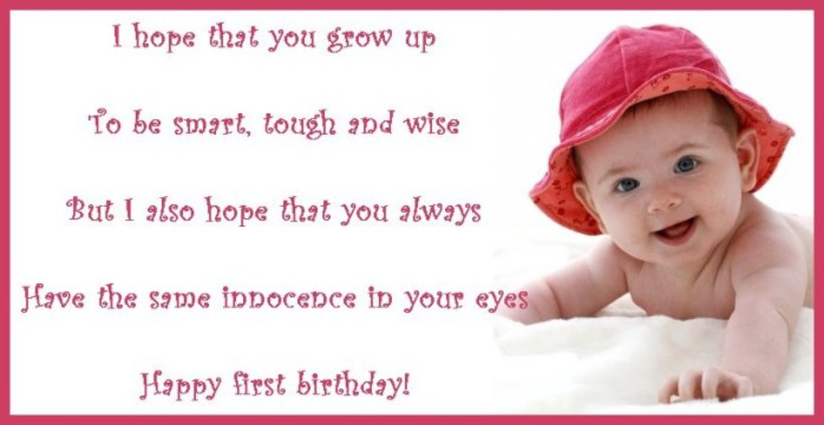 Baby Boy Birthday Quotes
 First Birthday Wishes Poems and Messages for a Birthday