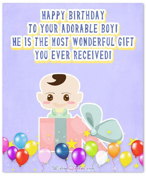 Baby Boy Birthday Quotes
 Wonderful Birthday Wishes for a Baby Boy By WishesQuotes