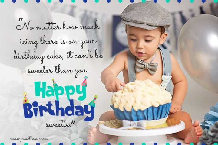 Baby Boy Birthday Quotes
 106 Wonderful 1st Birthday Wishes And Messages For Babies