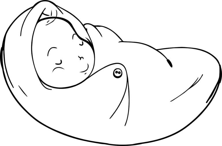 Baby Boy Coloring Pages
 Free Printable Baby Coloring Pages For Kids