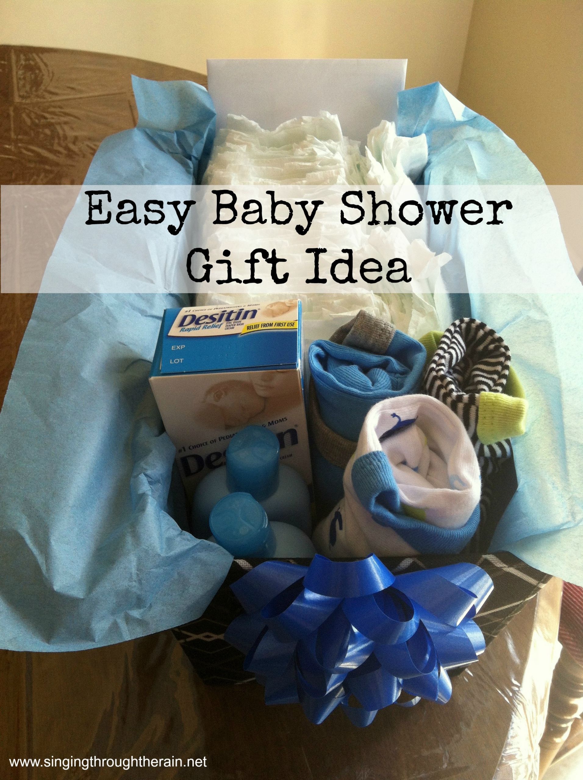 Baby Boy Gift Ideas Pinterest
 Easy Baby Shower Gift Idea