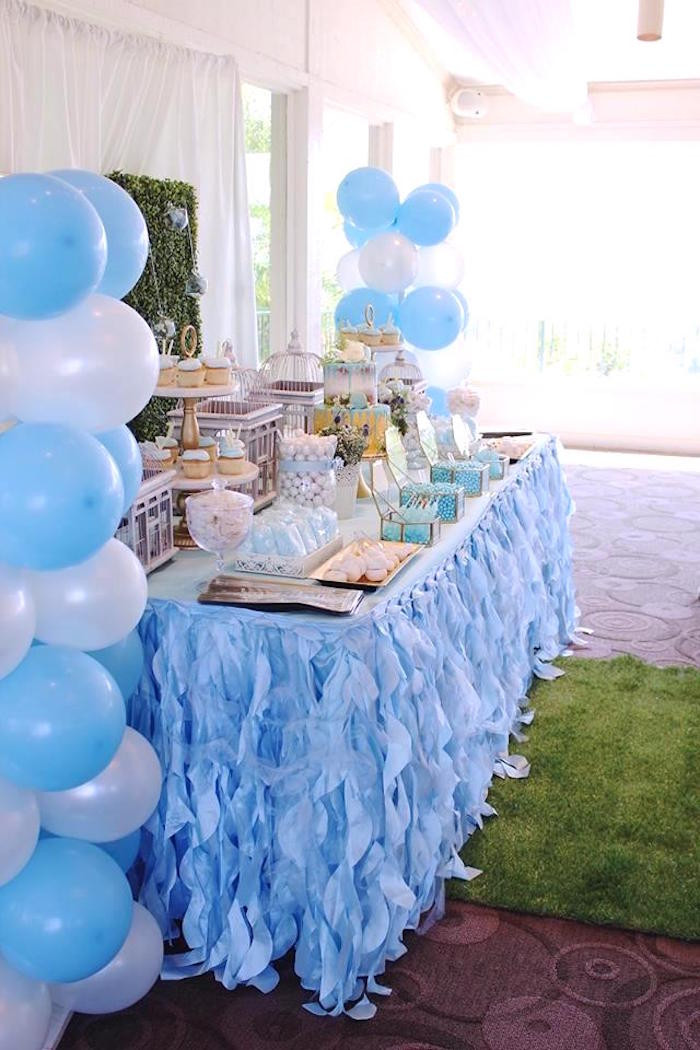 Baby Boy Shower Decorating Ideas
 Kara s Party Ideas Darling "Oh Baby" Boy Baby Shower