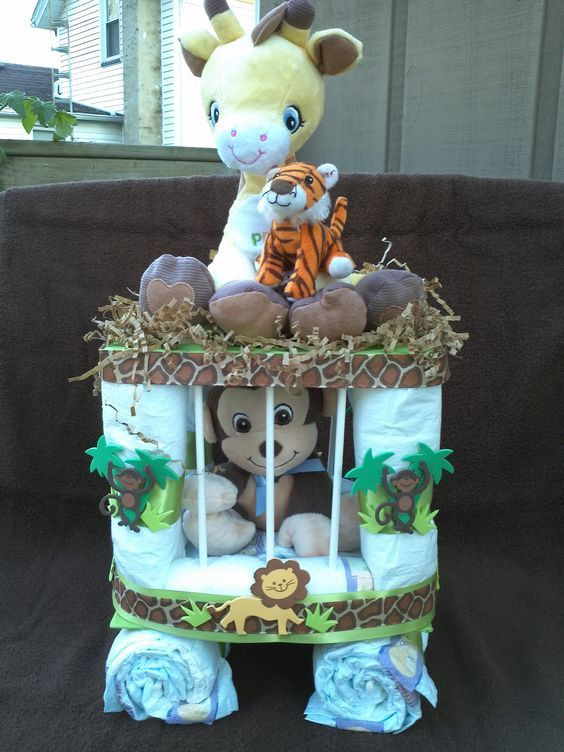 Baby Boy Shower Gift Ideas Diy
 Monkey in a Cage