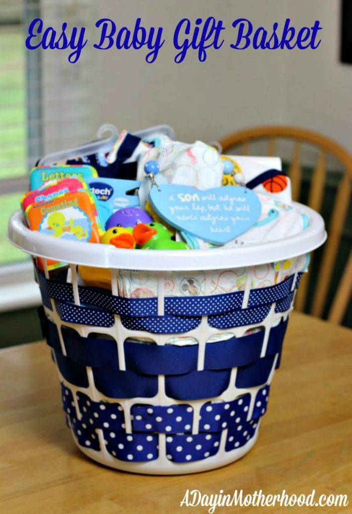 Baby Boy Shower Gift Ideas Diy
 Easy Baby Gift Basket