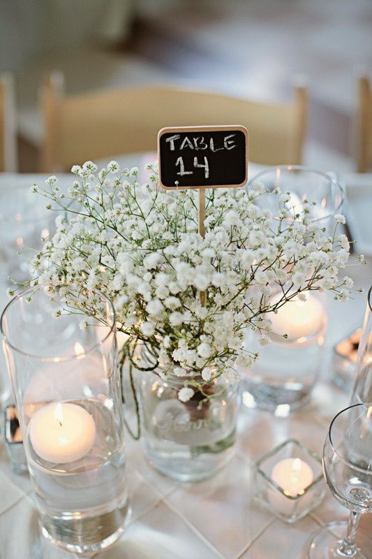 Baby Breath Centerpiece Diy
 DIY baby s breath centerpiece