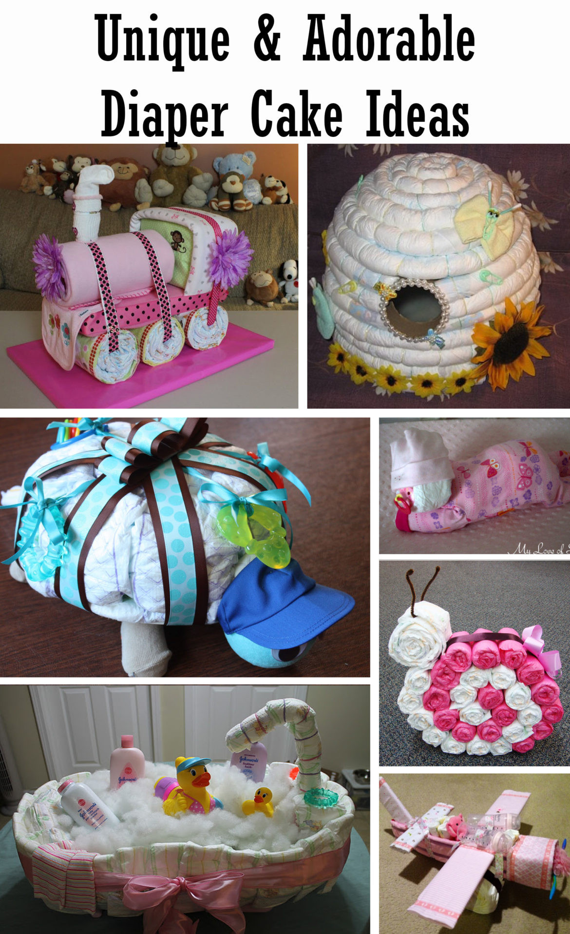 Baby Cake Decoration Ideas
 Adorable Diaper Cake Ideas The Keeper of the Cheerios