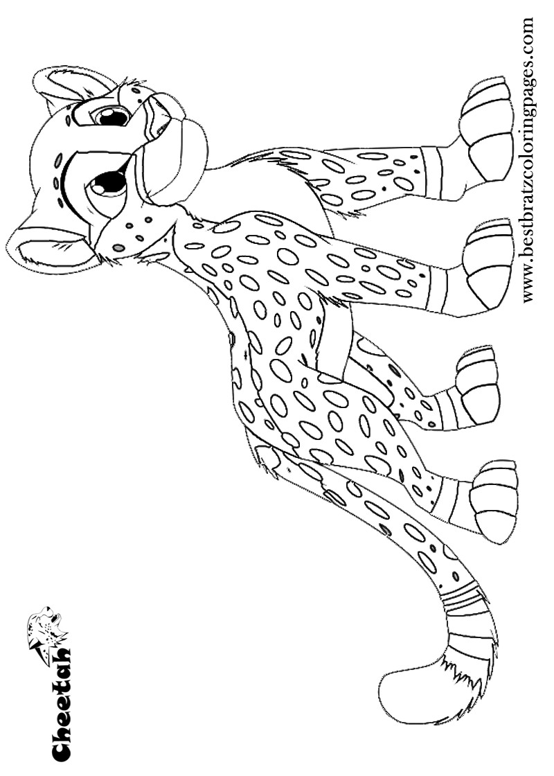 Baby Cheetah Coloring Pages
 Baby Cheetah For Coloring Pages Coloring Home