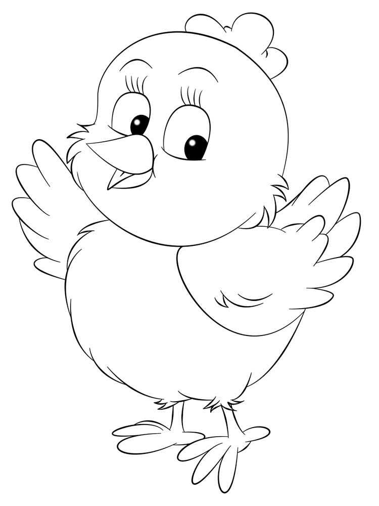 Baby Chick Coloring
 Baby Chick coloring pages Download and print Baby Chick