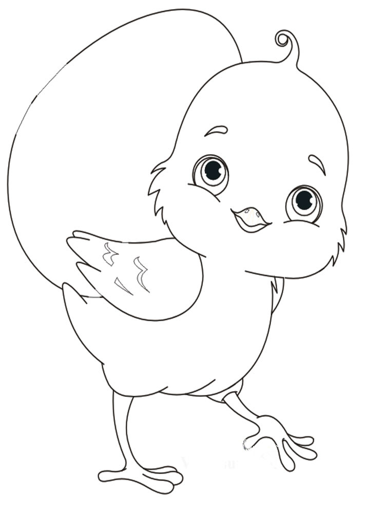 Baby Chick Coloring
 Baby Chick coloring pages Download and print Baby Chick