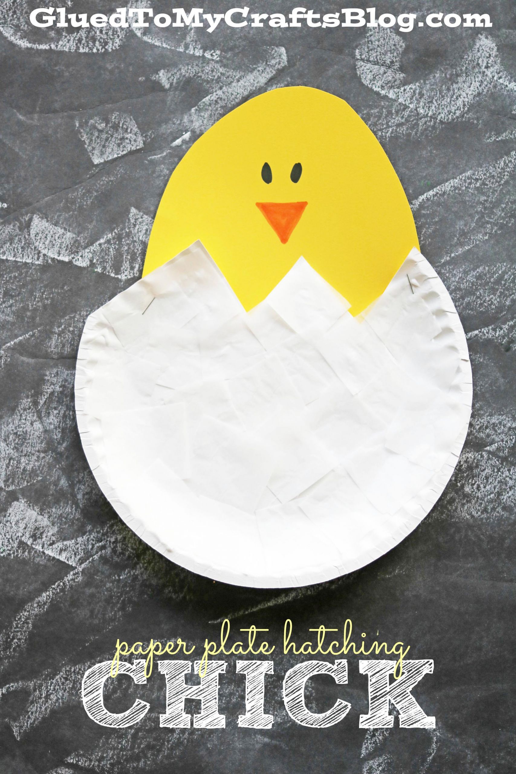 Baby Chick Craft
 Paper Plate Hatching Baby Chick Kid Craft Glued To My