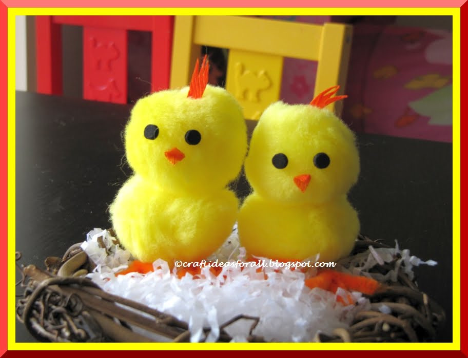 Baby Chick Craft
 Craft Ideas for all Easy Easter Baby Chick Craft