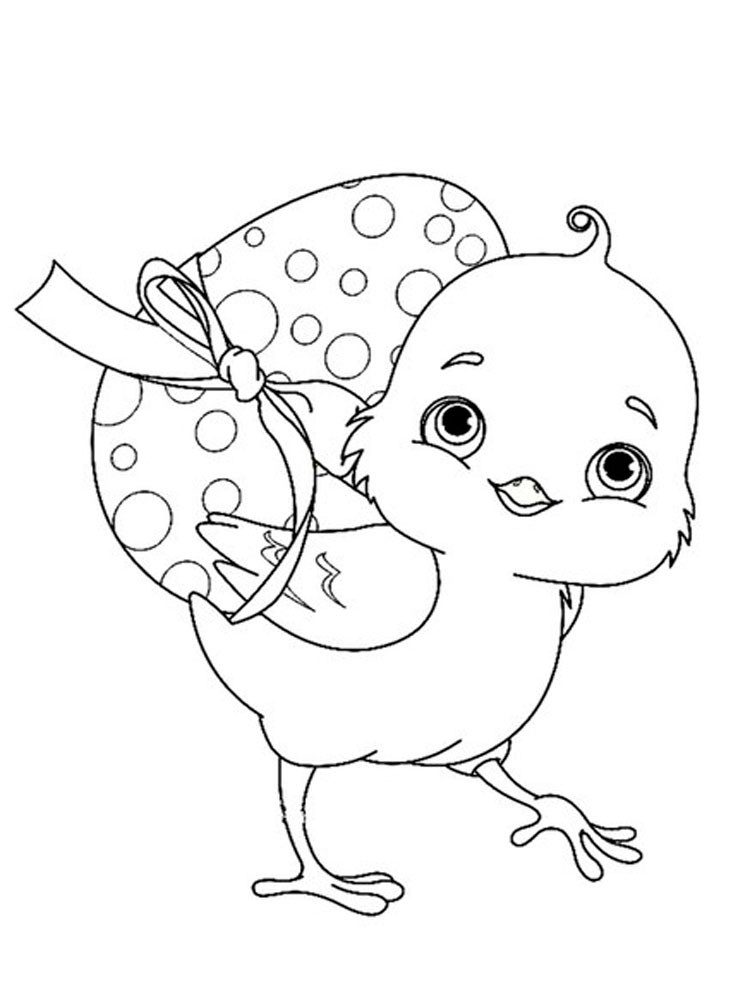 Baby Chicks Coloring Pages
 Baby Chick coloring pages Download and print Baby Chick