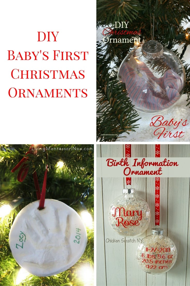 Baby Christmas Ornaments DIY
 9 DIY Baby’s First Christmas Ornaments