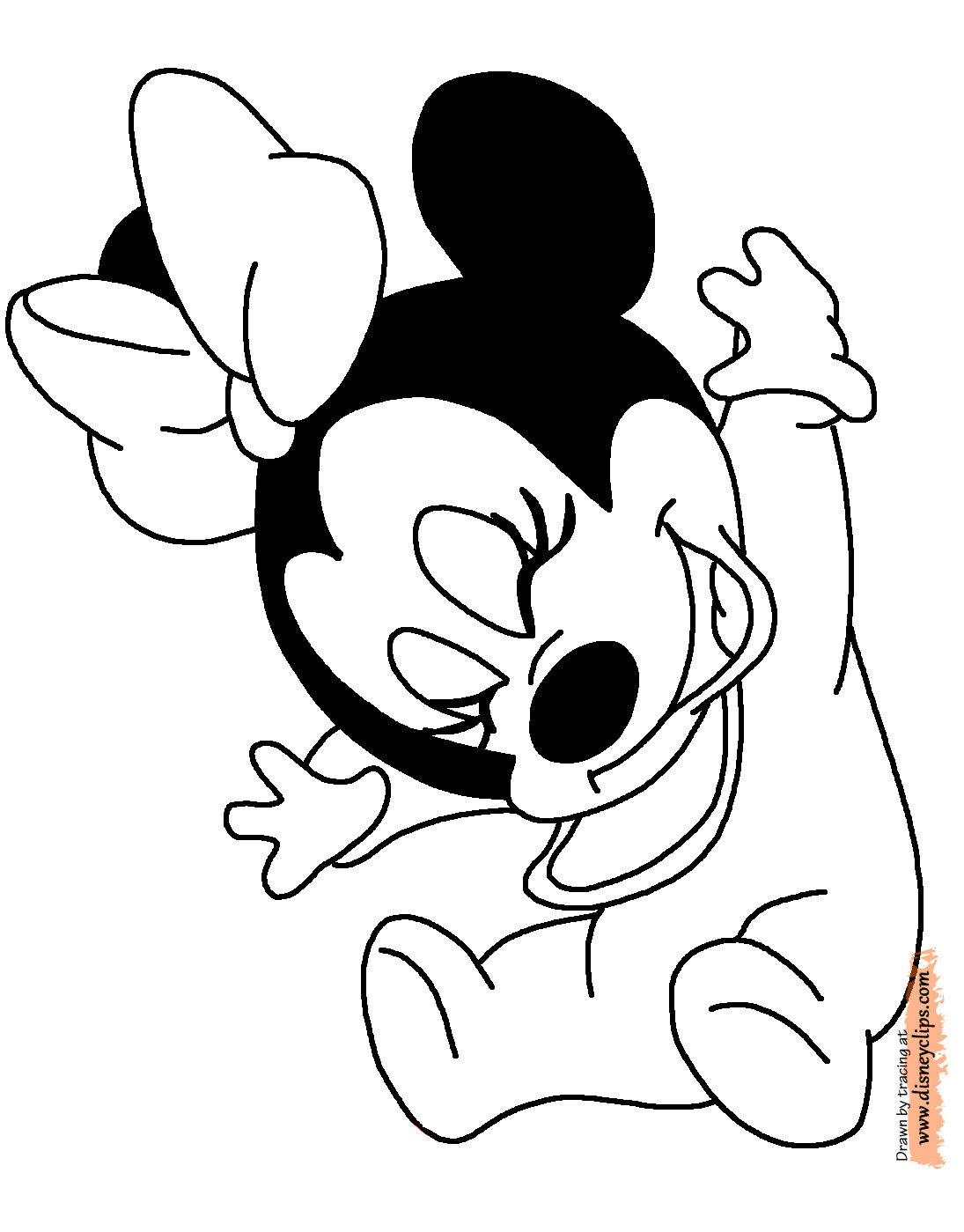 Baby Coloring Sheet
 Coloring Pages Baby Mickey Mouse Coloring Home