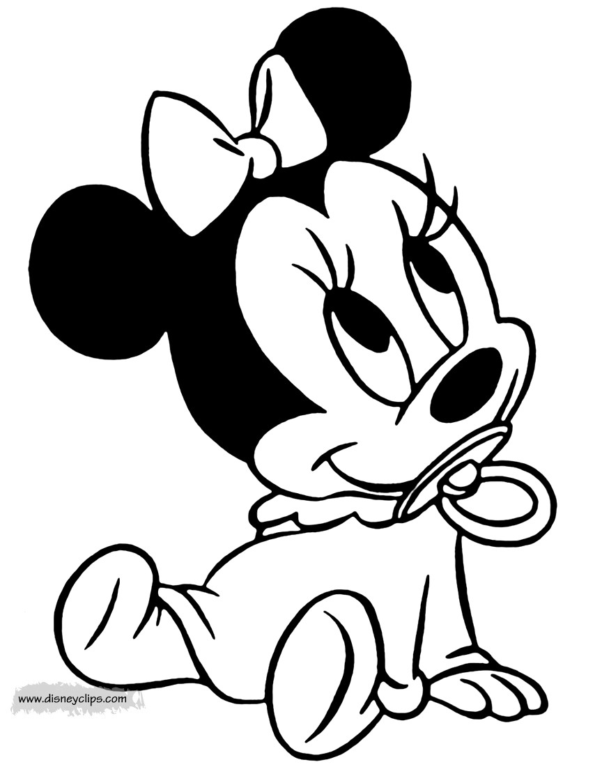 Baby Coloring Sheet
 Disney Babies Coloring Pages 5