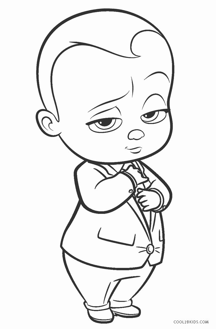 Baby Coloring Sheet
 Free Printable Baby Coloring Pages For Kids