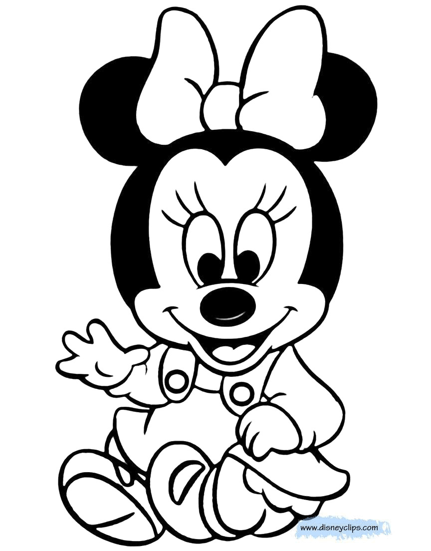 Baby Coloring Sheet
 Disney Babies Coloring Pages 5