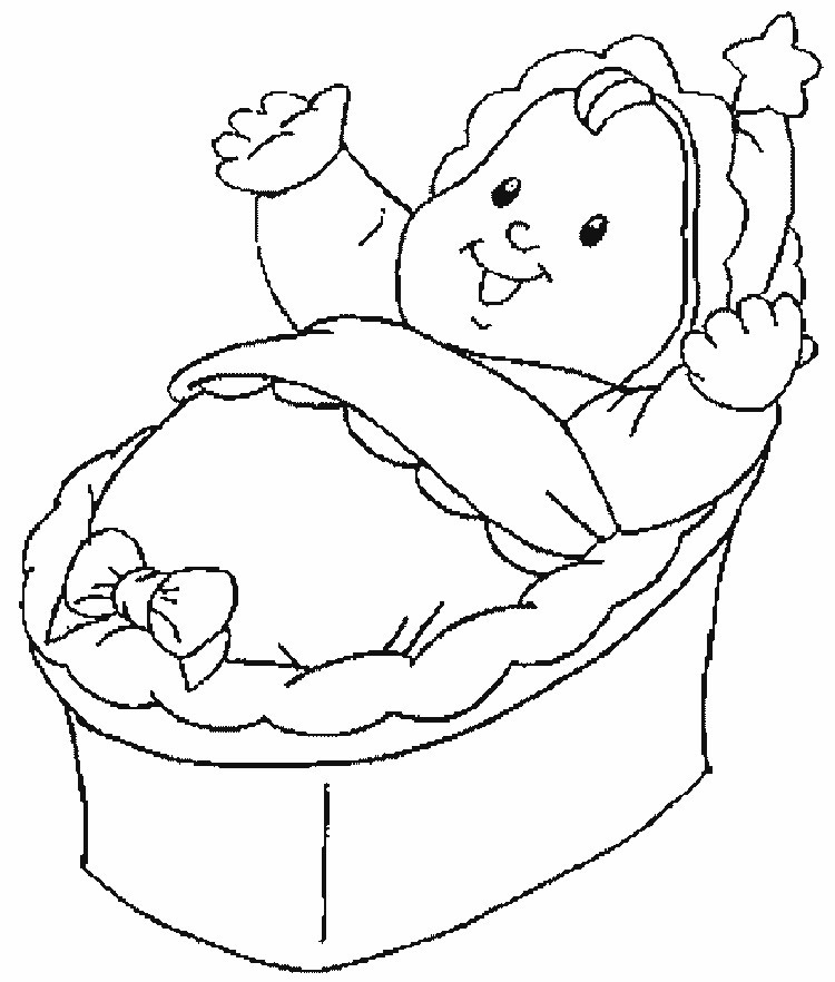 Baby Coloring Sheet
 Free Printable Baby Coloring Pages For Kids