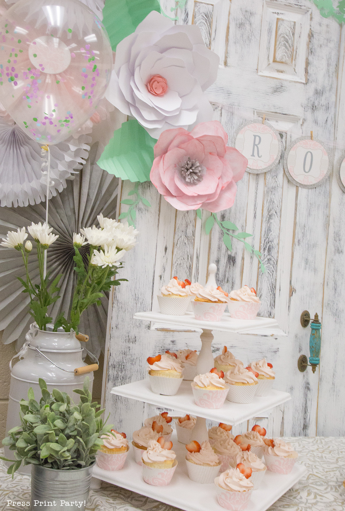 Baby Decoration Ideas
 A Sweet Vintage Baby Shower By Press Print Party