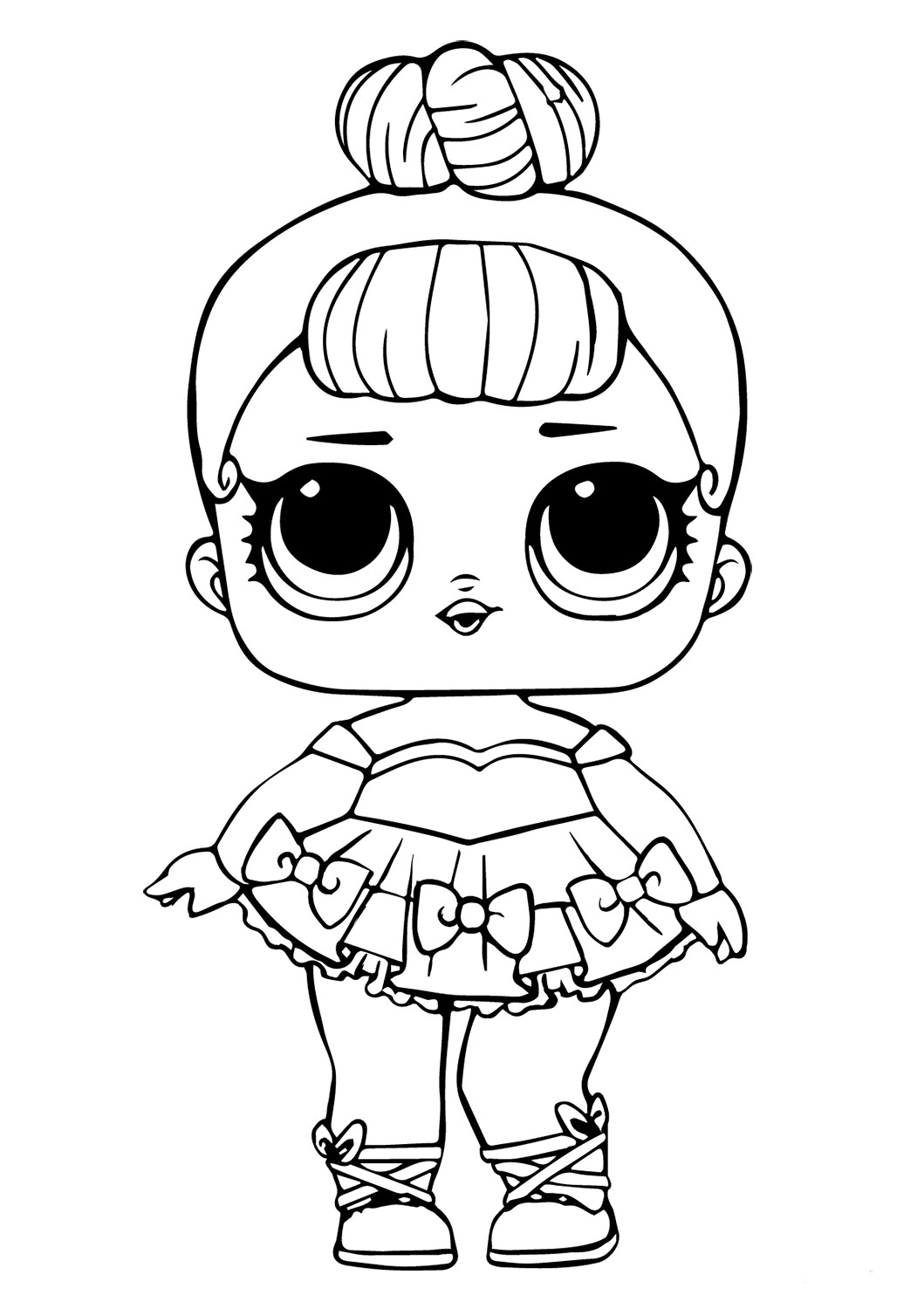 Baby Doll Coloring Pages To Print
 40 Free Printable LOL Surprise Dolls Coloring Pages