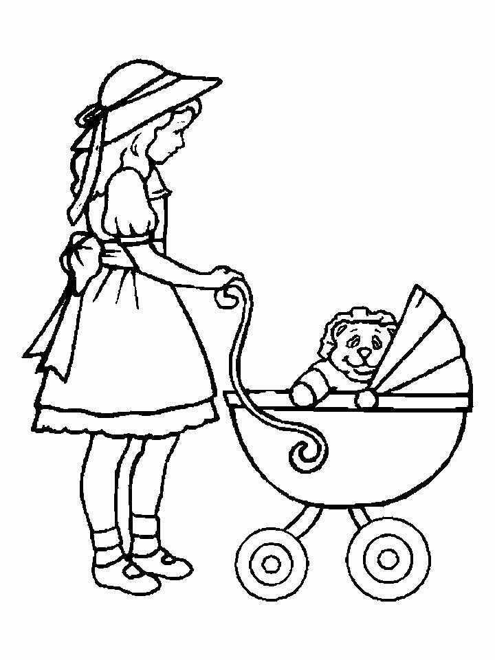 Baby Doll Coloring Pages To Print
 Free Printable Baby Doll Coloring Pages Coloring Home