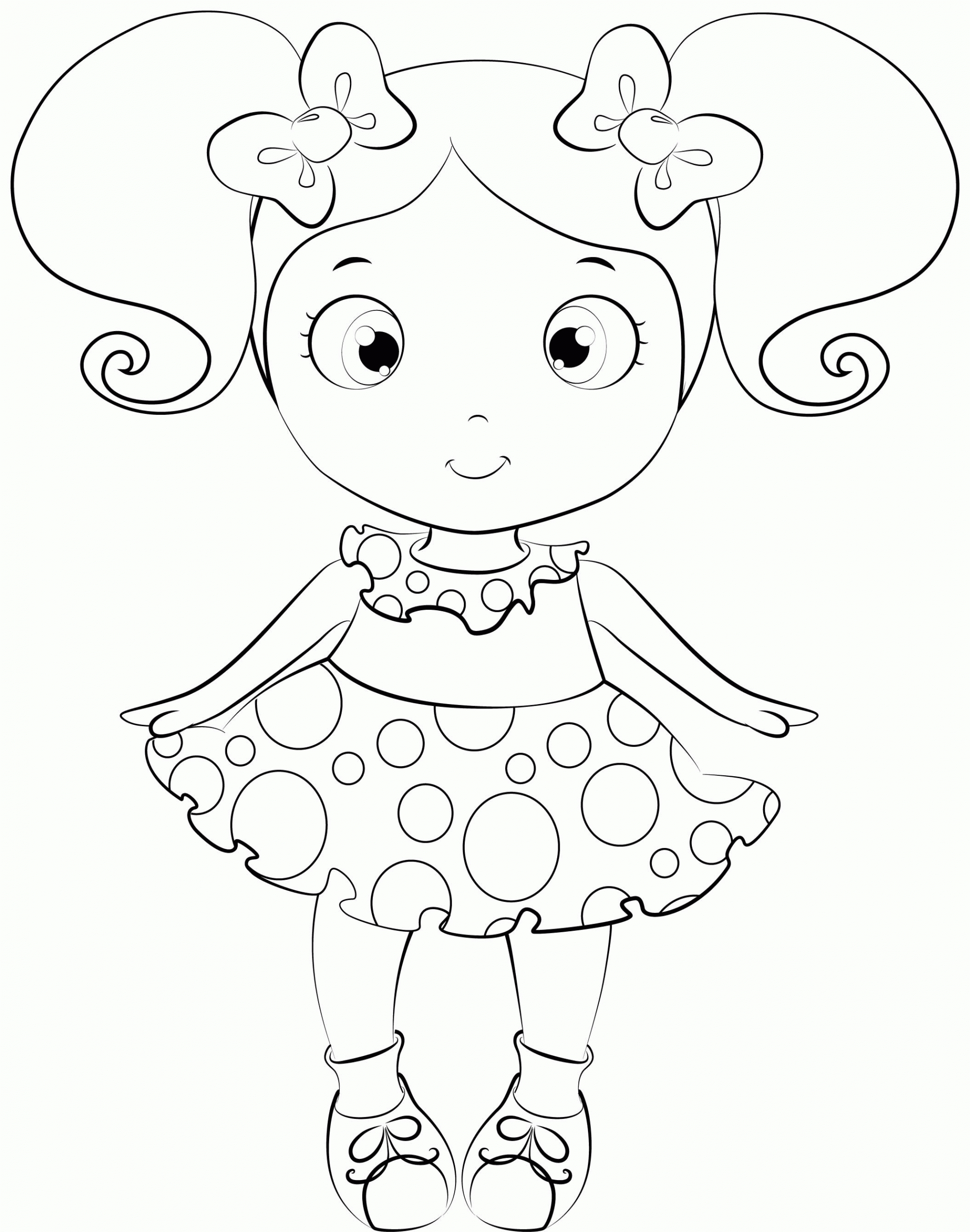 Baby Doll Coloring Pages To Print
 Free Printable Baby Doll Coloring Pages Coloring Home