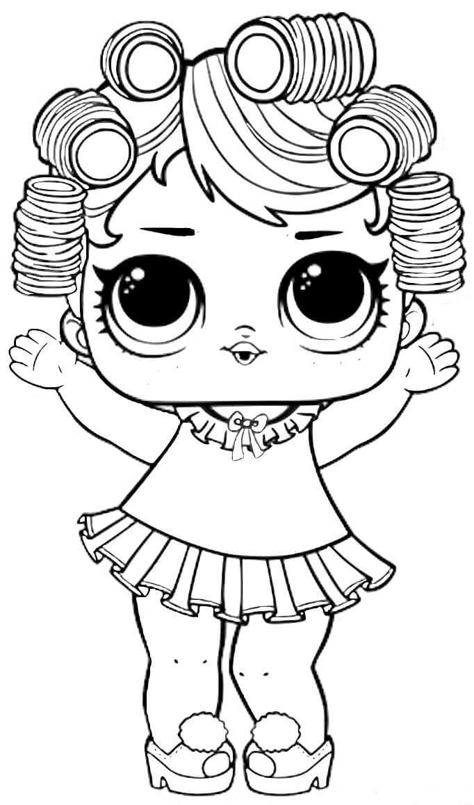 Baby Doll Coloring Pages To Print
 40 Free Printable LOL Surprise Dolls Coloring Pages