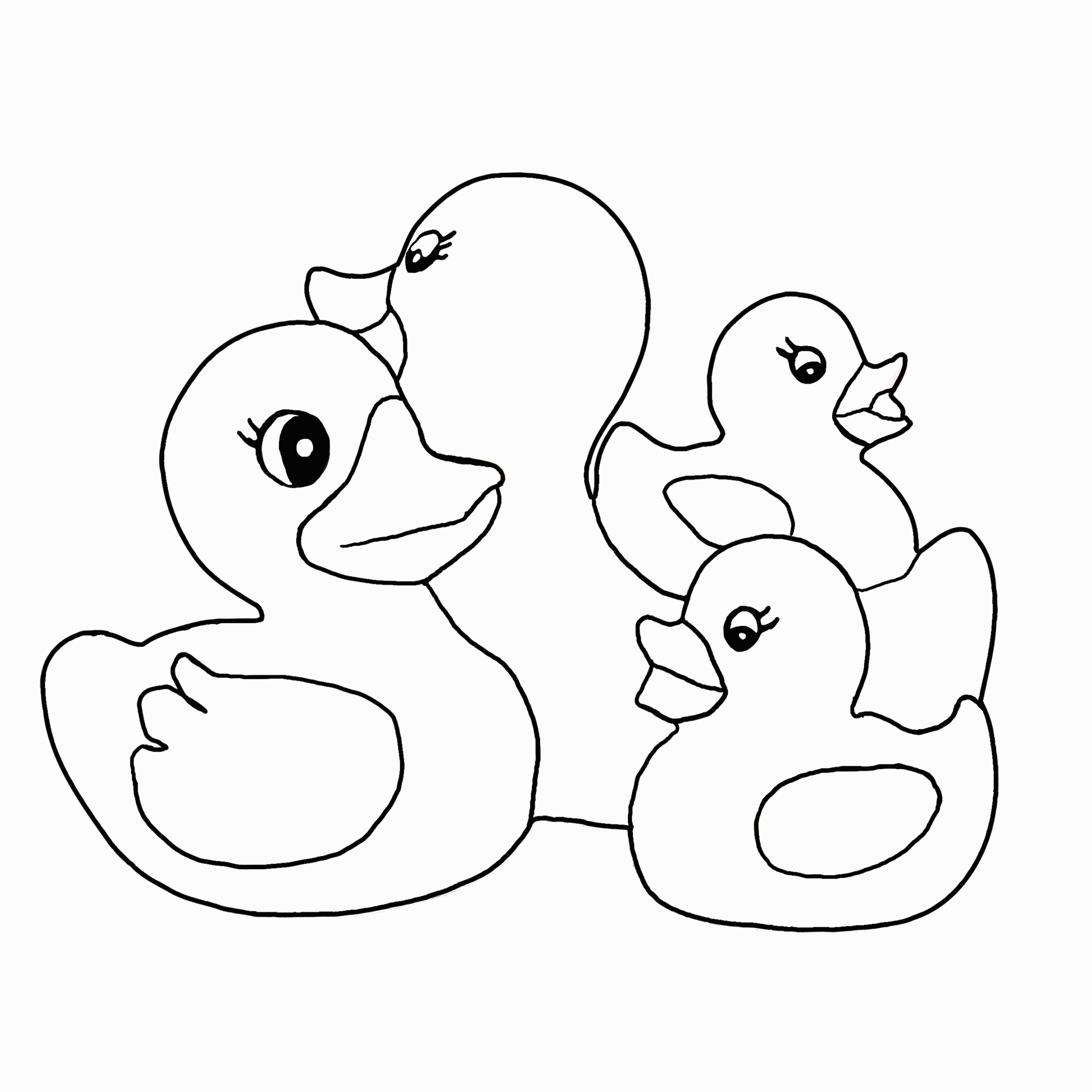 Baby Duck Coloring Page
 Cute Baby Duck Coloring Pages Coloring Home